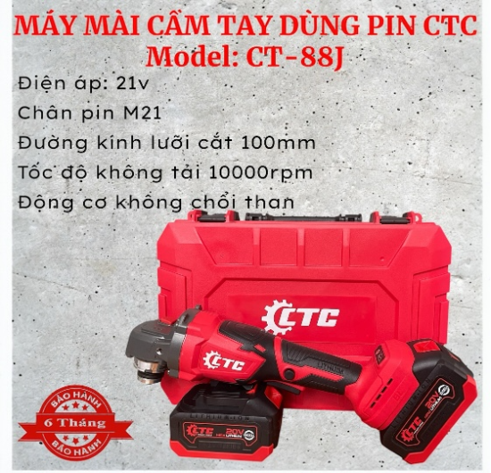 Máy mài pin CTC 100mm 20v
