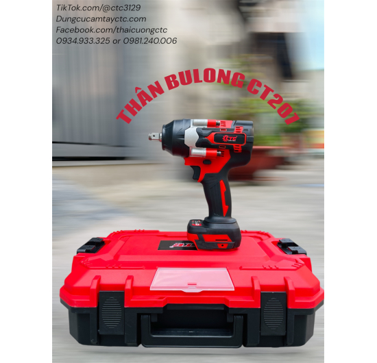 Thân bulong pin CTC 600N.m. Model CT207